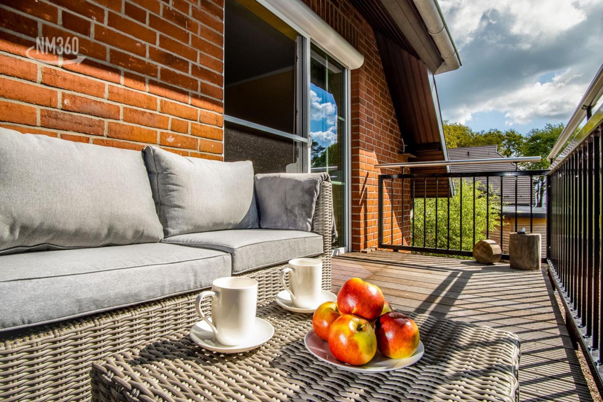 Traumhaftes Appartement Mit Balkon - Odins Blick Wohnung 6 - Mit Privatstrand, Sauna Lobbe Exterior photo