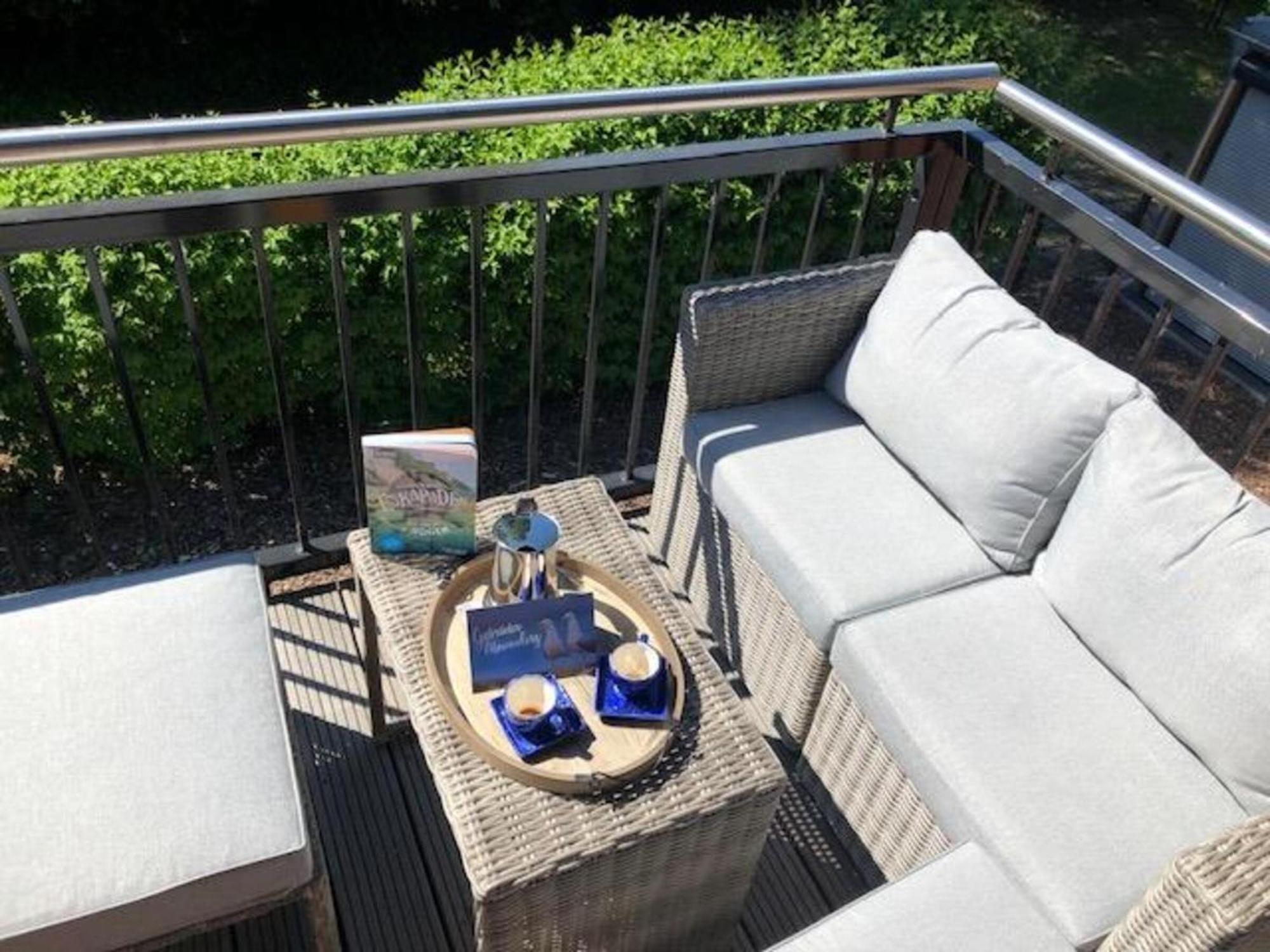 Traumhaftes Appartement Mit Balkon - Odins Blick Wohnung 6 - Mit Privatstrand, Sauna Lobbe Exterior photo